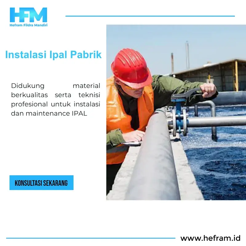 Jasa Instalasi Ipal Pabrik