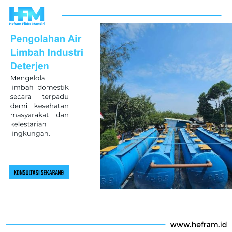 Pengolahan Air Limbah Industri Deterjen