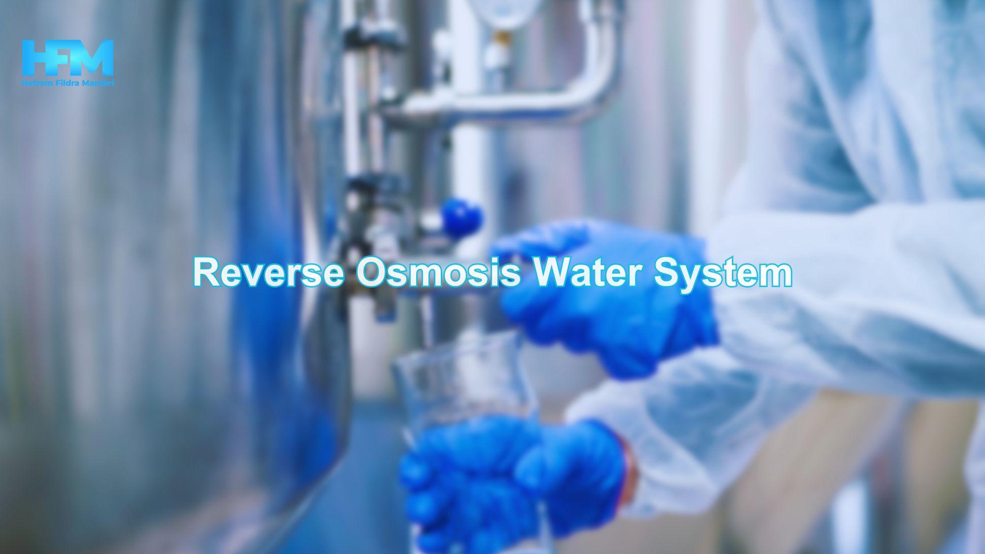 Reverse Osmosis Water System Banner